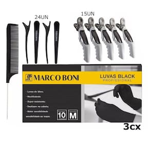 Kit Profissional Cabeleireiros Penteados Quimicas Marco Boni