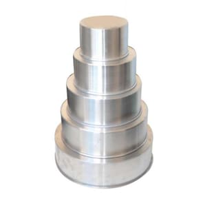 Formas Redondas Altas Conjunto Com 5 Peças - 10cm De Altura