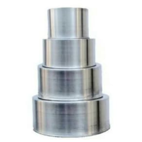 Conjunto De Formas Redondas 4 Pçs (10,15,20,25cm) 10cm Altura