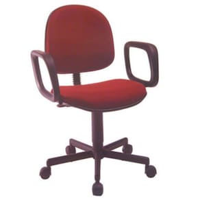Cadeira Executiva Base Giratória Linha Office Vermelho