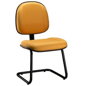 Cadeira Gerente Com Base Fixa Linha Classic Amarelo
