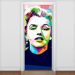 Adesivo Para Porta Personalidades Marilyn Monroe