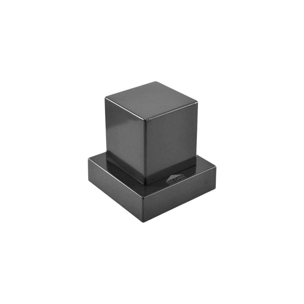 Kit 04 Acabamento Quadrado Preto Black Abs 1/2 3/4 E 1 Pisa
