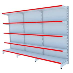 Gondola Parede 170 Amapa Flex Kit 3 Metros Branco PE Vm