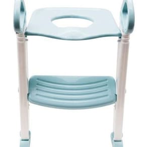 Assento Redutor Com Escada Trono Infantil Sanitario Azul