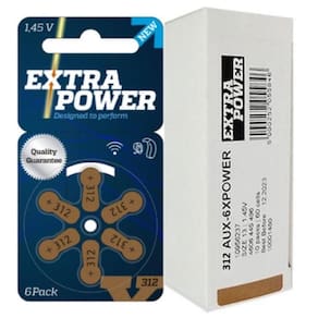 Pilhas aparelho para audição A312 Pr41 - Extra Power