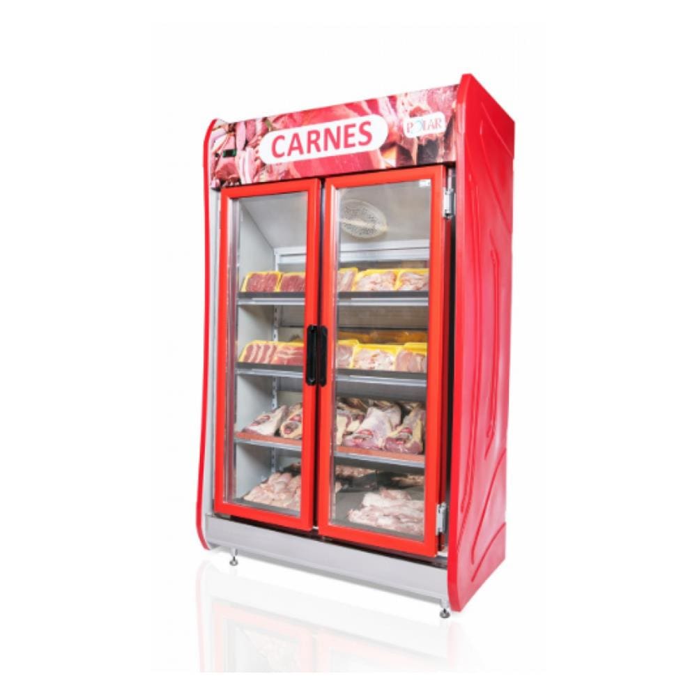 Expositor vertical para carnes Polar 127v - MASPC-125 Vermelho