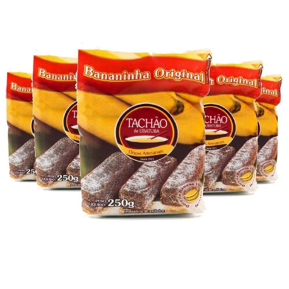 Bananinha Tachão De Ubatuba 250G - 5 Unidades