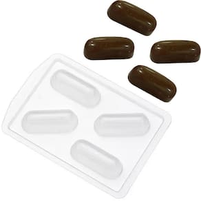 Forma de Silicone Trufa Alongada - 3,5cm x 9cm