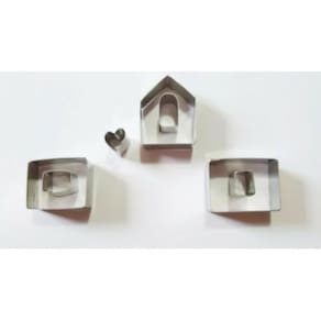 Cortador Casa Boneco De Gengibre (gingerbread House) Em Inox