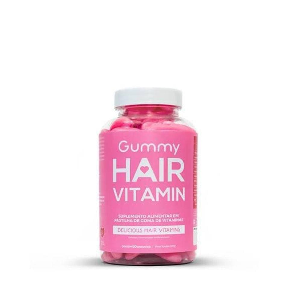 Gummy Hair - Gomas Vitamina Para Cabelo E Unha - 60 Gomas