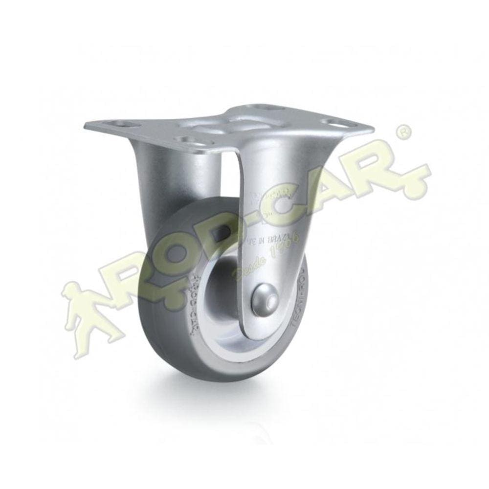 Rodizio Fixo 2 Pol Borracha 30 Kg Flr 210 Bp