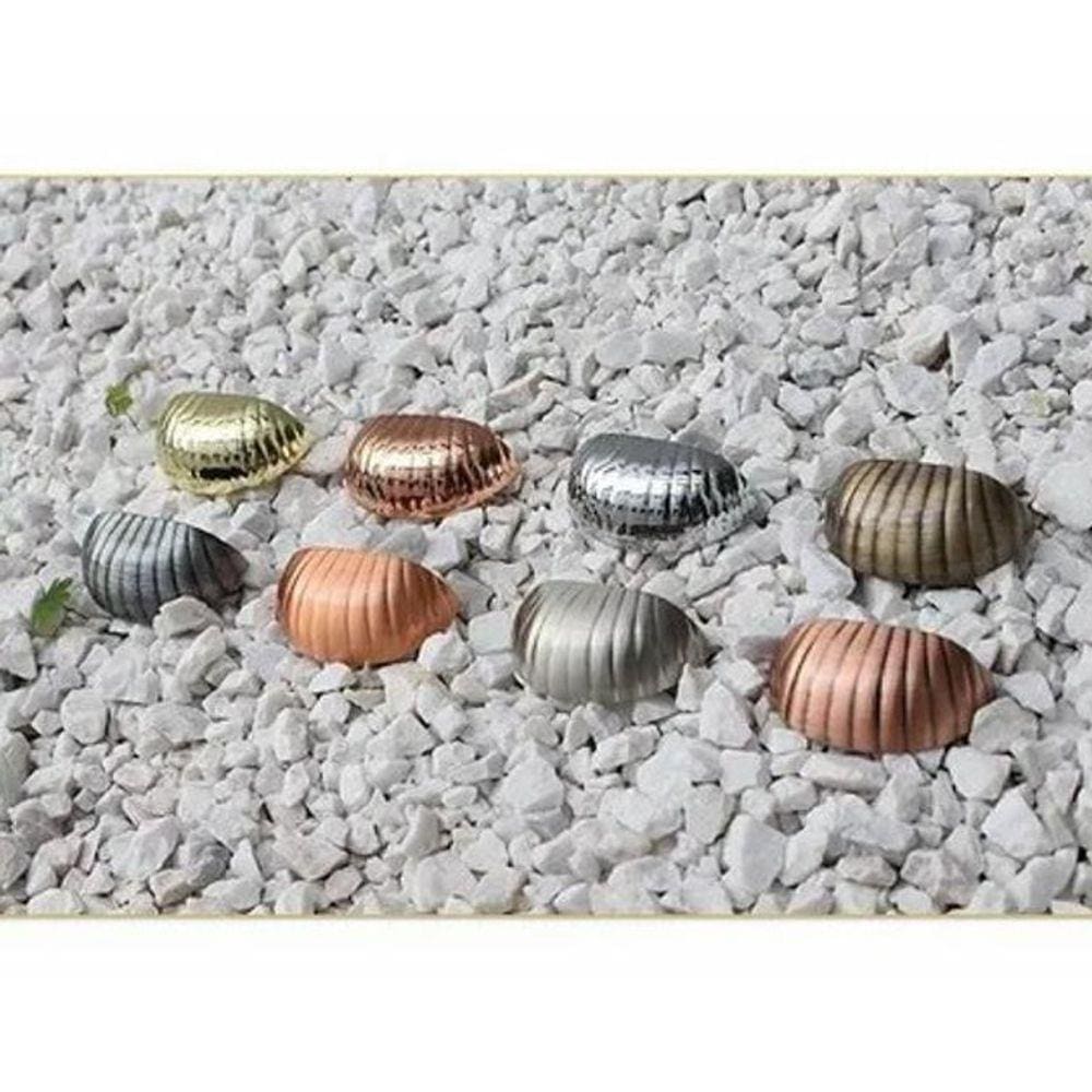 Puxador Concha Ostra 64Mm Níquel Escovado - Gruppa