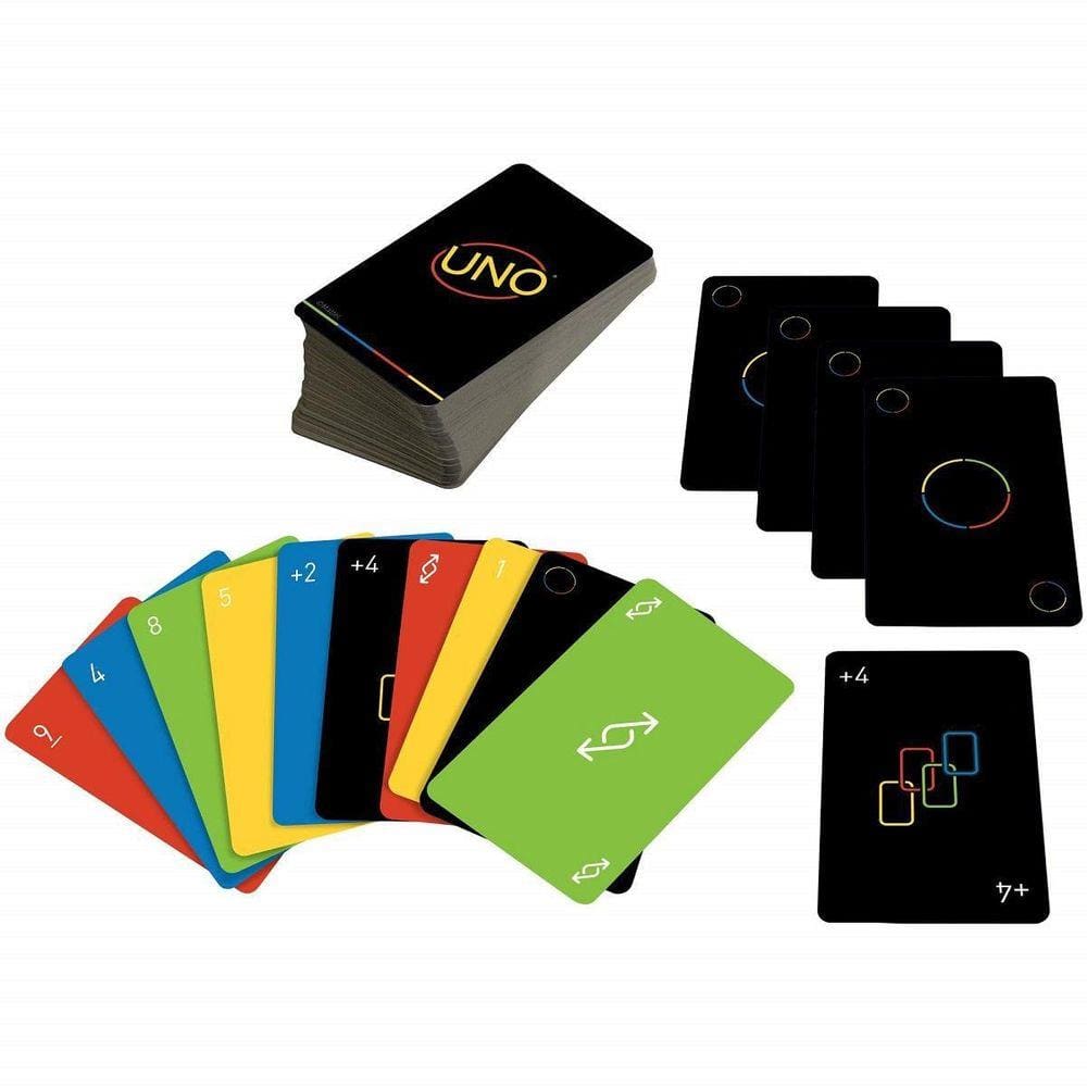 Uno Flex Novo Jogo De Cartas Cores Brinquedo Criança Hmy99