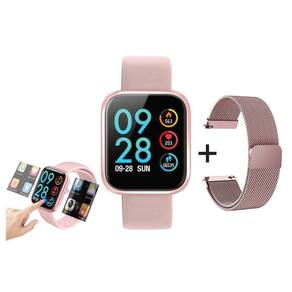 Relógio Smartwatch Feminino a prova dagua rosa touch 40mm 2