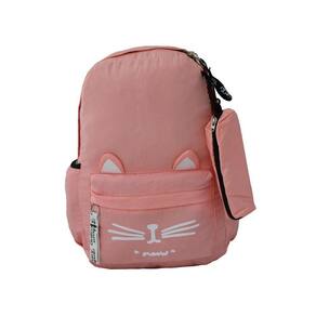 Mochila Orelhas De Gato Gatinho Rosa