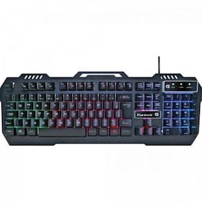 Teclado Gamer Multimídia Crusader Preto Fortrek G