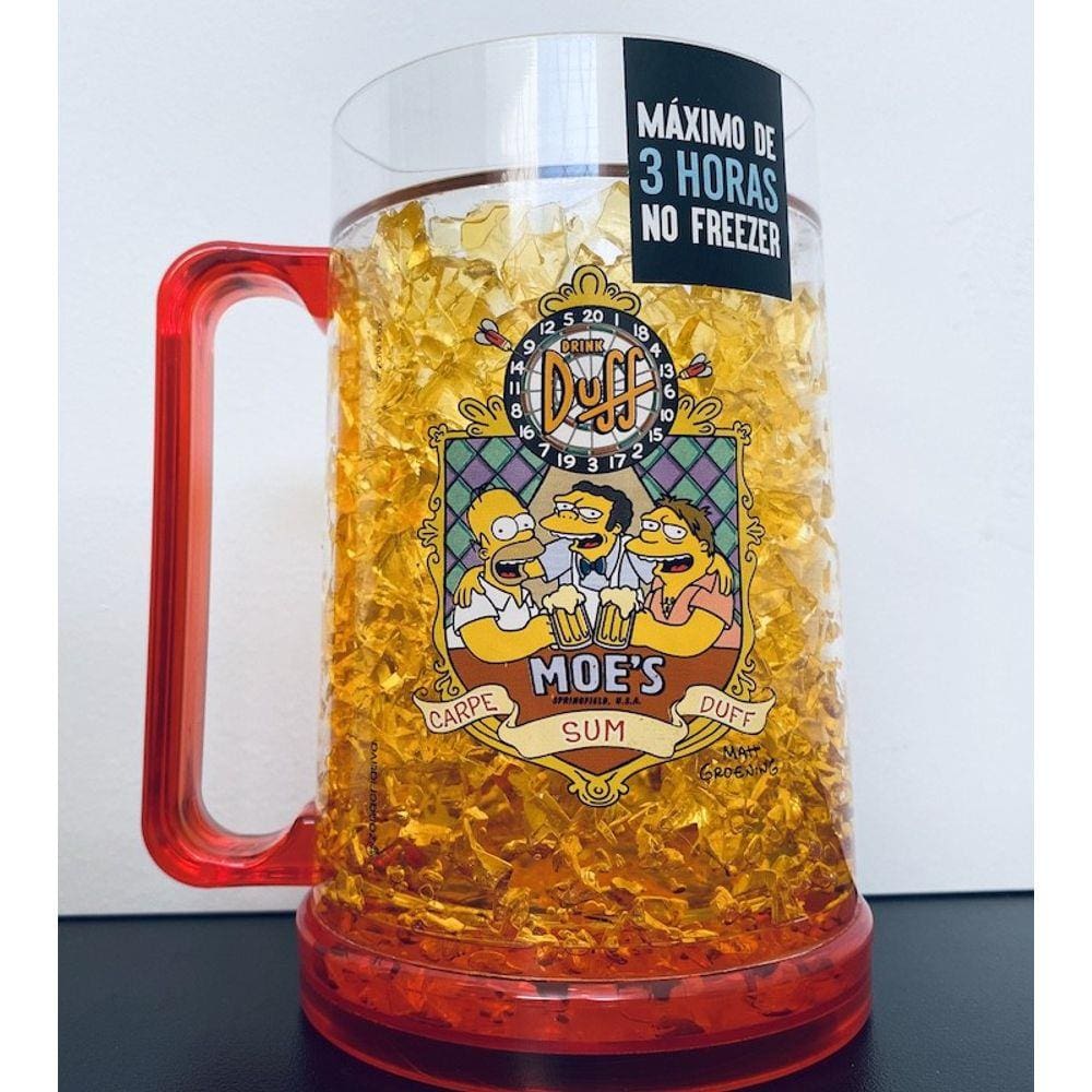 Caneca Chop Gelo Homer Amigos Moe - 400ml