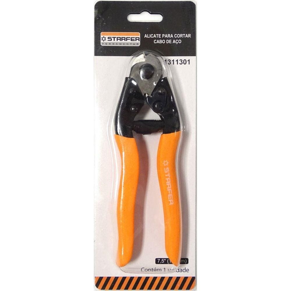 Alicate Corta Cabo Aço até 4mm Starfer