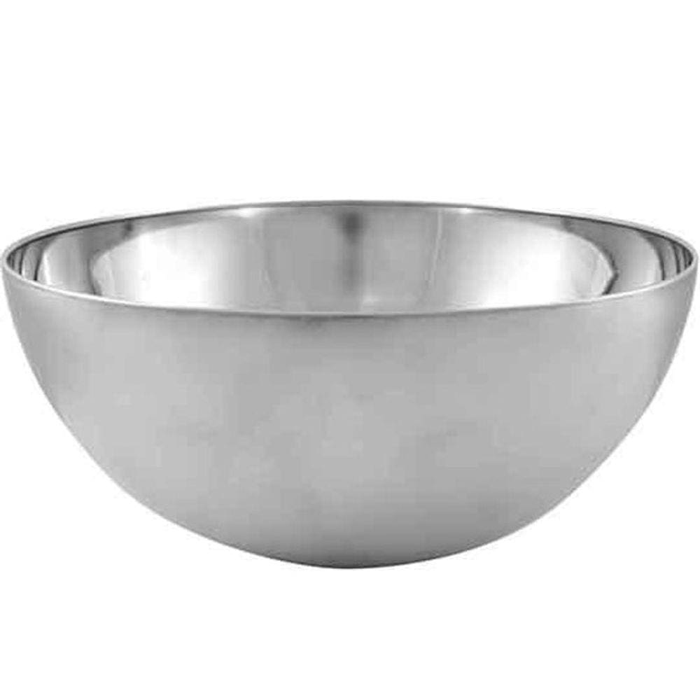 Tigela / Saladeira De Inox Redonda Funda 27,5Cm