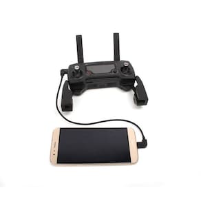 Cabo Otg Micro Usb para Controle Drone Dji Mavic Pro Mavic Air e Spark