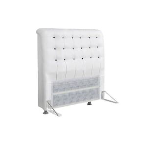 Cabeceira de Cama Box Solteiro Simbal Dama Solt Branco