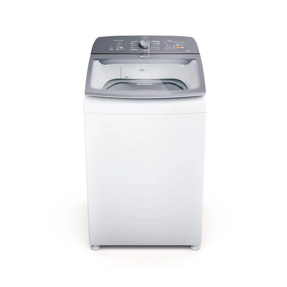 Lavadora Brastemp 12 Kg Água Quente com Ciclo Tira Manchas Pro e Ciclo Antibolinha Branca BWR12AB – 127 Volts - 110V
