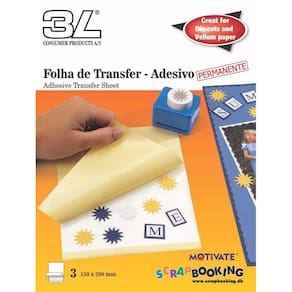 Folha de Transfer Adesivo - Caixa com 10 Blisters