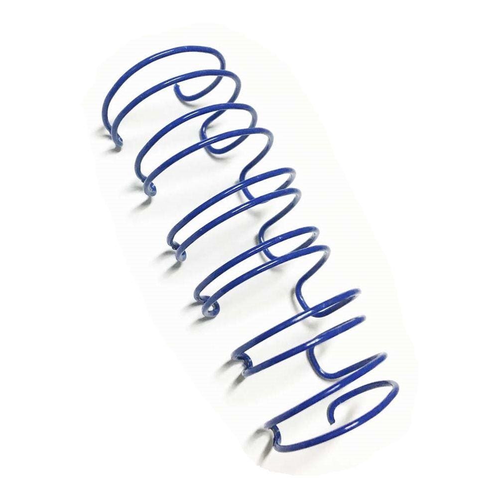 Wire-o Garra Duplo Anel 9/16" para 110 fls A4 3x1 Azul 100 und