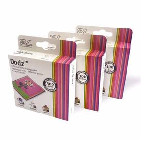 Adesivo Dupla Face Dodz 3 D Grande Extra Forte 100 Adesivos