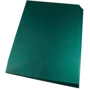 Capa para encadernação A3 Verde PP Couro 0,30mm 100un