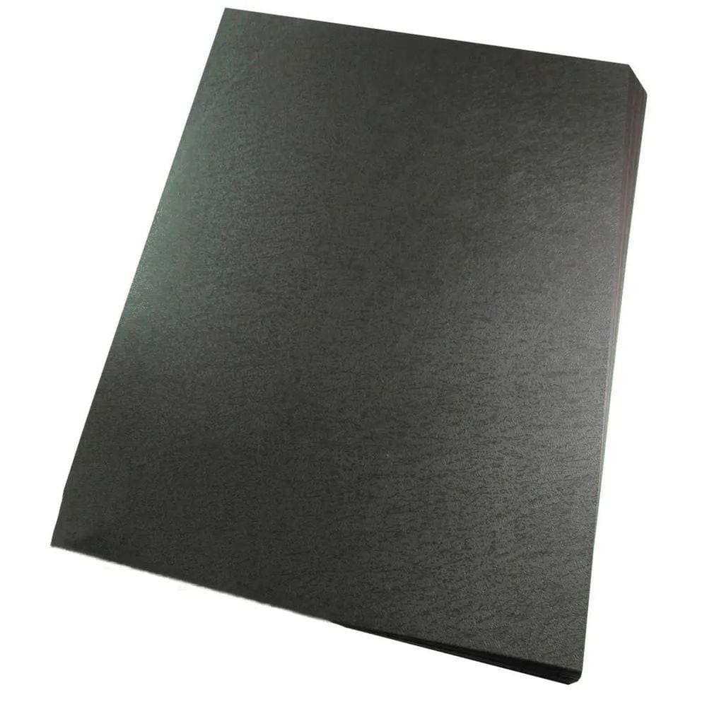 Capas para Encadernação Preta Tamanho A3 0,30 Pp Couro
