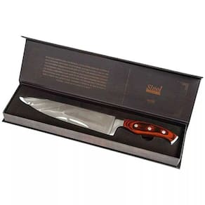 Faca 8 Cabo em Madeira Steel Mor Premium Churrasco