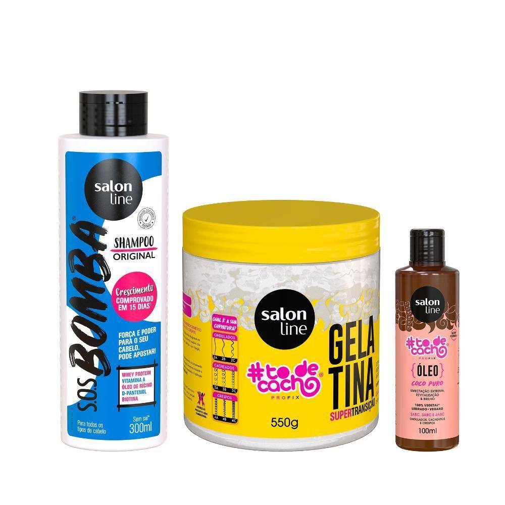 Kit Transicao Capilar Salon Line Especial Todecacho Casas Bahia