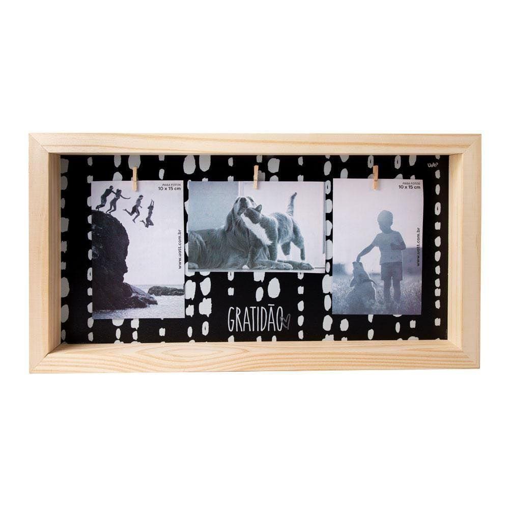 Mural 3 Fotos Clip - Natural Colors