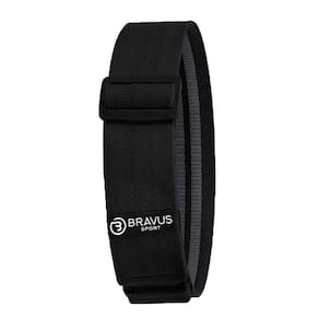 Hip Mini Band Super Extra Forte Preta Ajustável Bravus