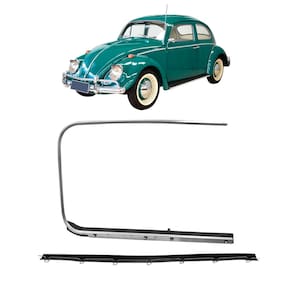 Friso Metal Com Pestana Externa Vidro Porta Fusca 1959 a 1996