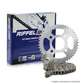 Kit Relação Transmissão Riffel 71895 XTZ 250 Lander 2006-08
