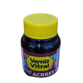 Verniz Vitral Vermelho Carmim - 509 - Acrilex - 37Ml