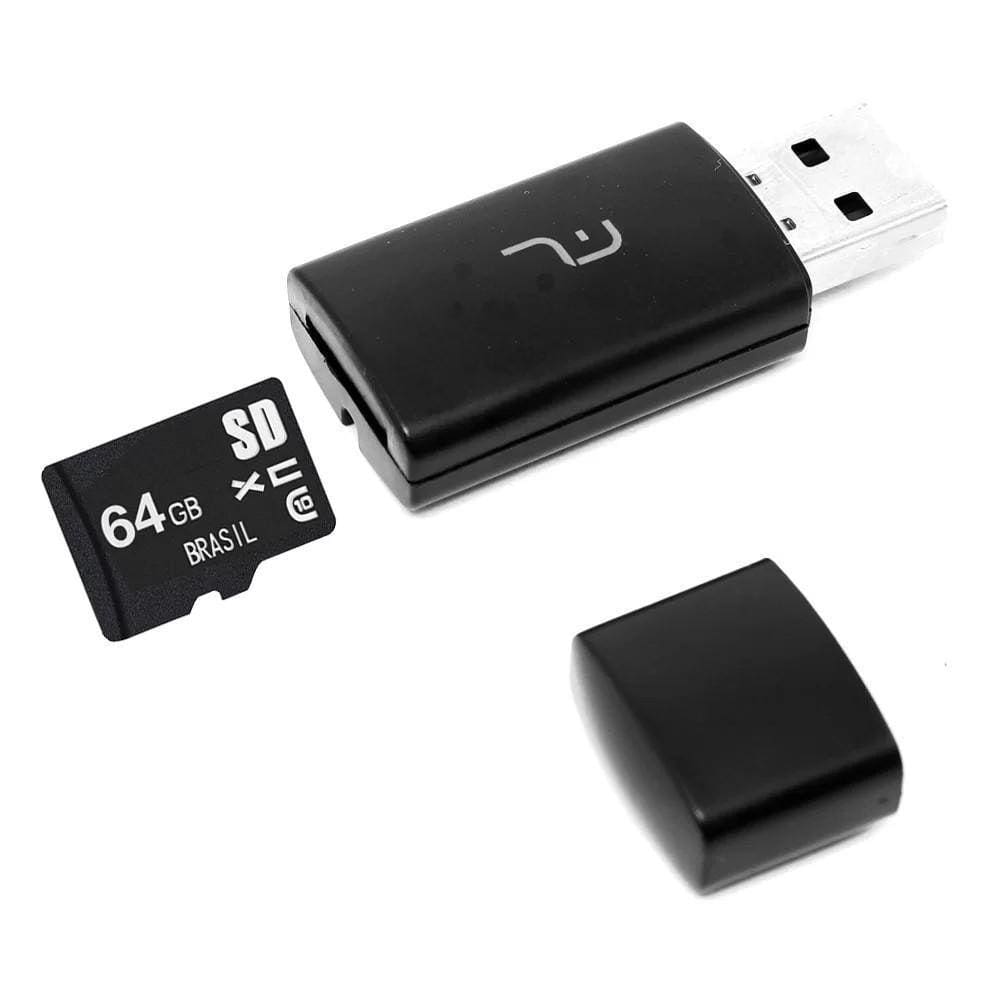 Pen Drive 2 Em 1 Micro Sdpen Drive 64Gb Multilaser - Mc164