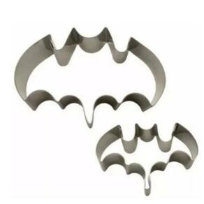Cortador Batman Inox (Biscoito e Pasta Americana) - 2 Peças Em Inox