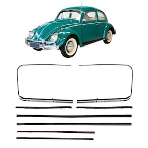 Kit Canaleta Pestana Interna Externa Friso Fusca 1959 A 1970