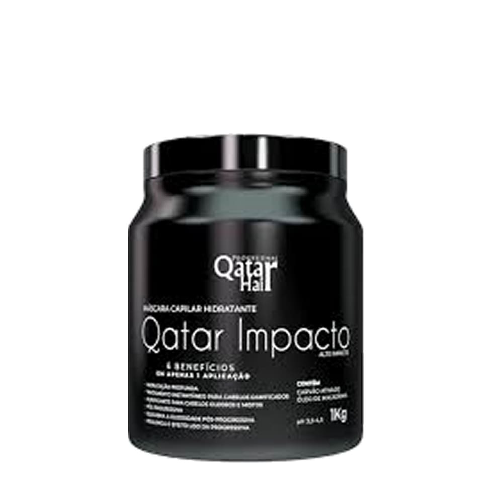 Mascara alto impacto qatar hair 1Kg hidratação troia