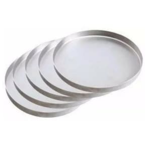 Forma Para Pizza Em Alumínio 35cm - Kit 50 Peças