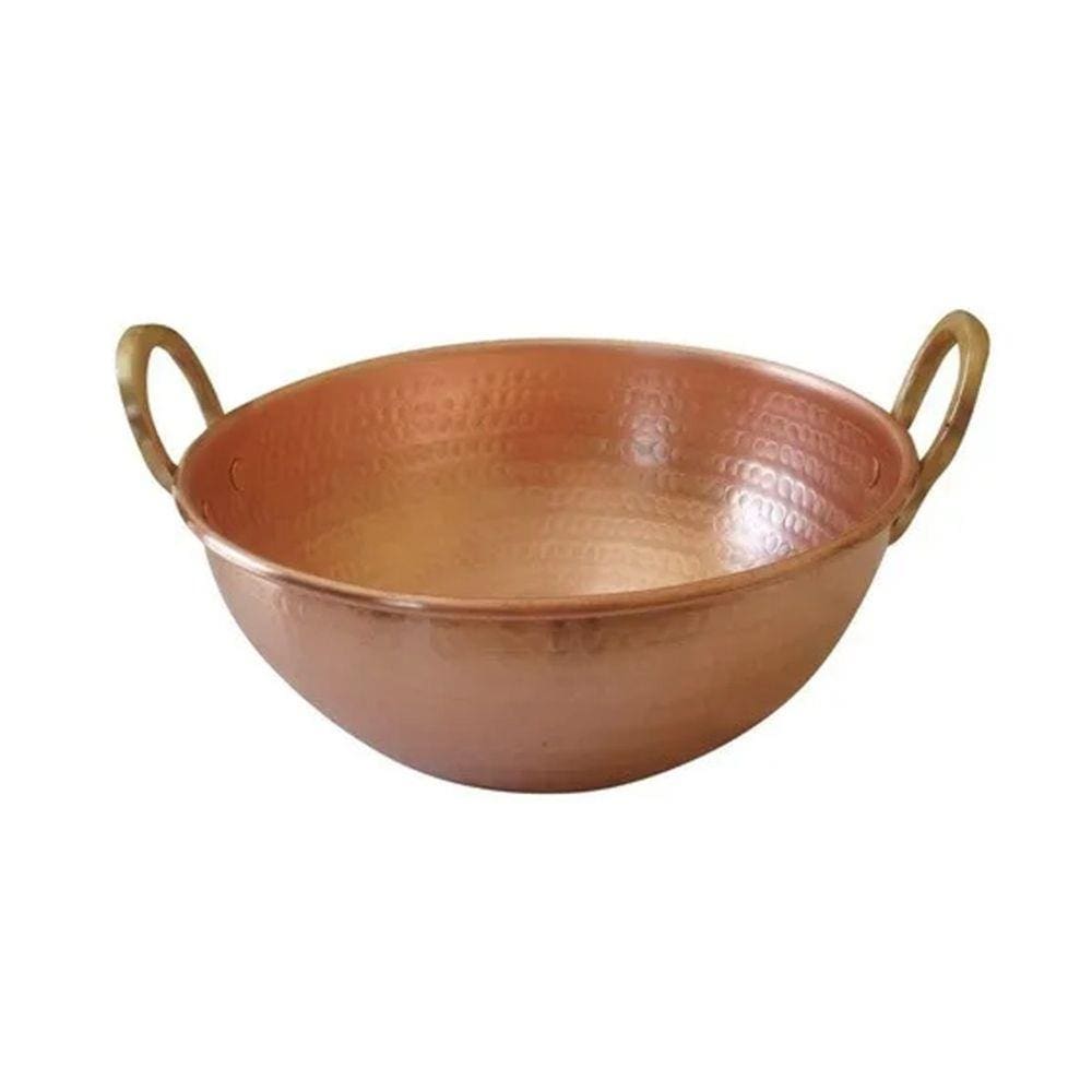Tacho De Cobre Puro De 80 Litros 70cm Diâmetro