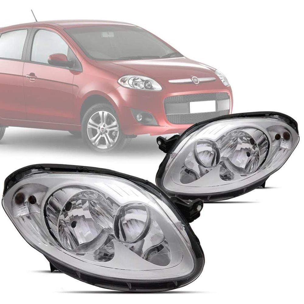Par Farol Cromado Palio 2012 2013 2014 2015 Tyc