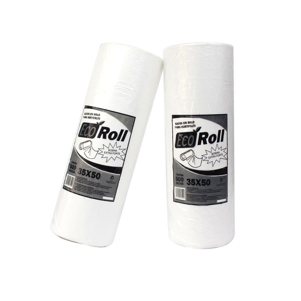 Bobina Saco Plastico Picotada 35x50 Ecoroll Extra Fort 6 Un