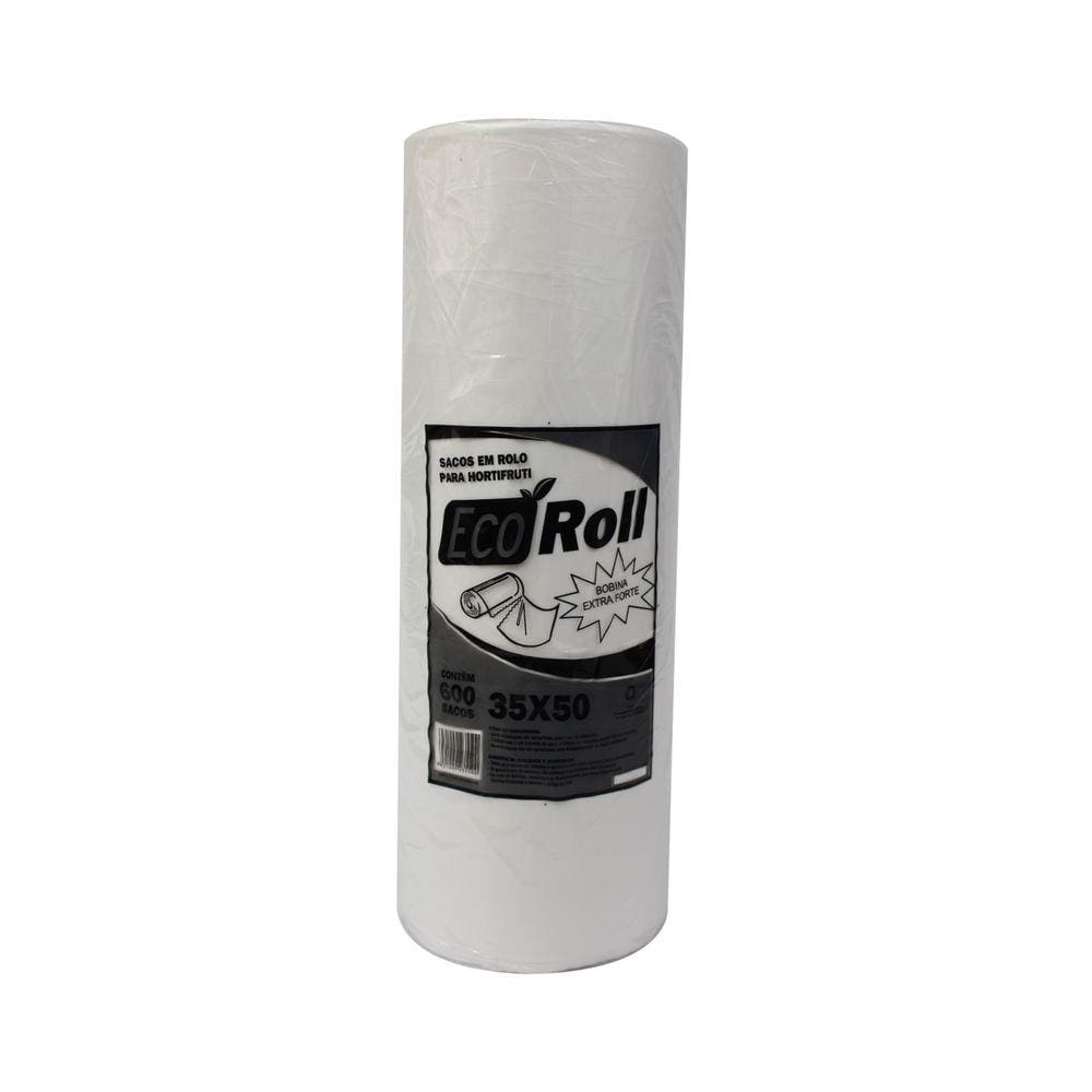 Bobina Saco Plastico Picotada 35x50 Ecoroll Extra Fort 18 Un