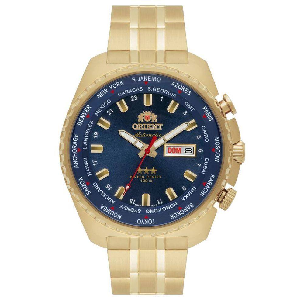 Relógio Orient Masculino Ref: 469gp057f D1kx Automático GMT | Casas Bahia