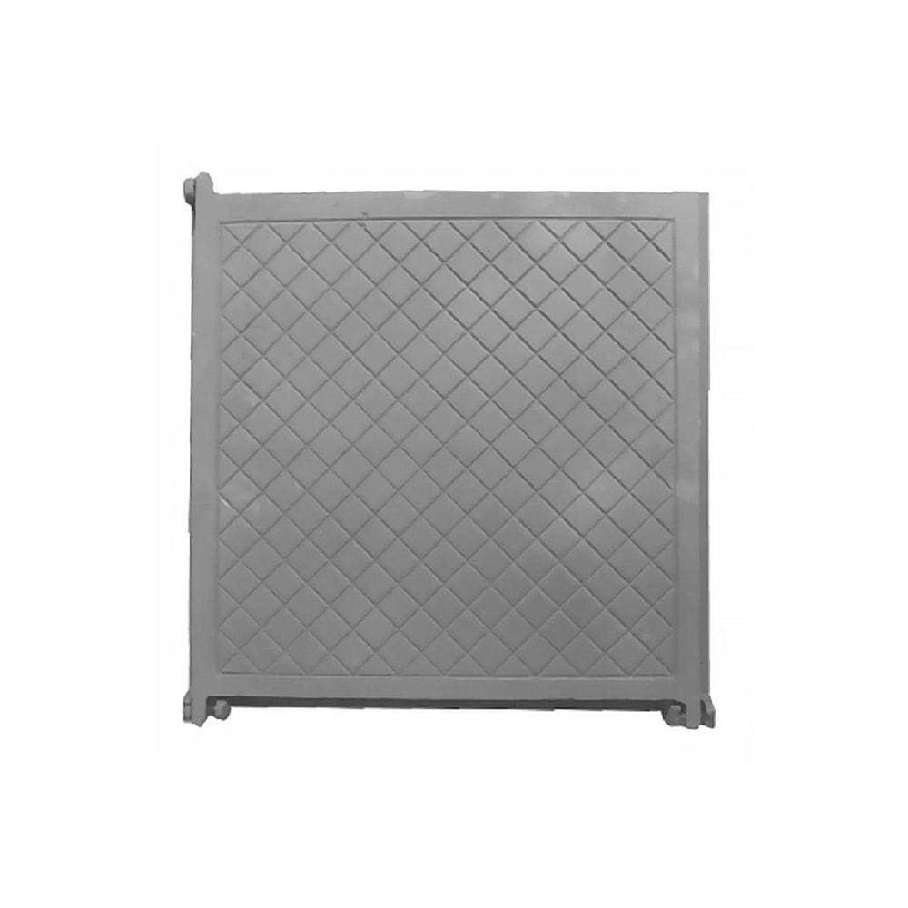 Tampa Tampão Chão Articulado Ferro Cadeado Cisterna 60x60cm